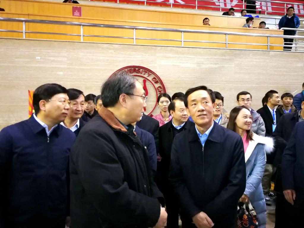 校党委书记穆瑞杰向副省长戴柏华汇报pg电子官网人才引进工作